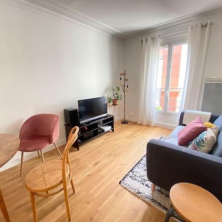 Logement Entier - Appartement Cosy De 2 Pieces París Exterior foto