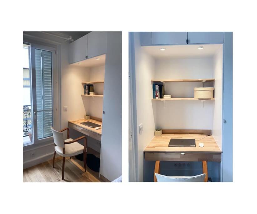 Logement Entier - Appartement Cosy De 2 Pieces París Exterior foto