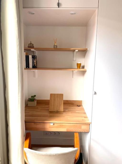 Logement Entier - Appartement Cosy De 2 Pieces París Exterior foto
