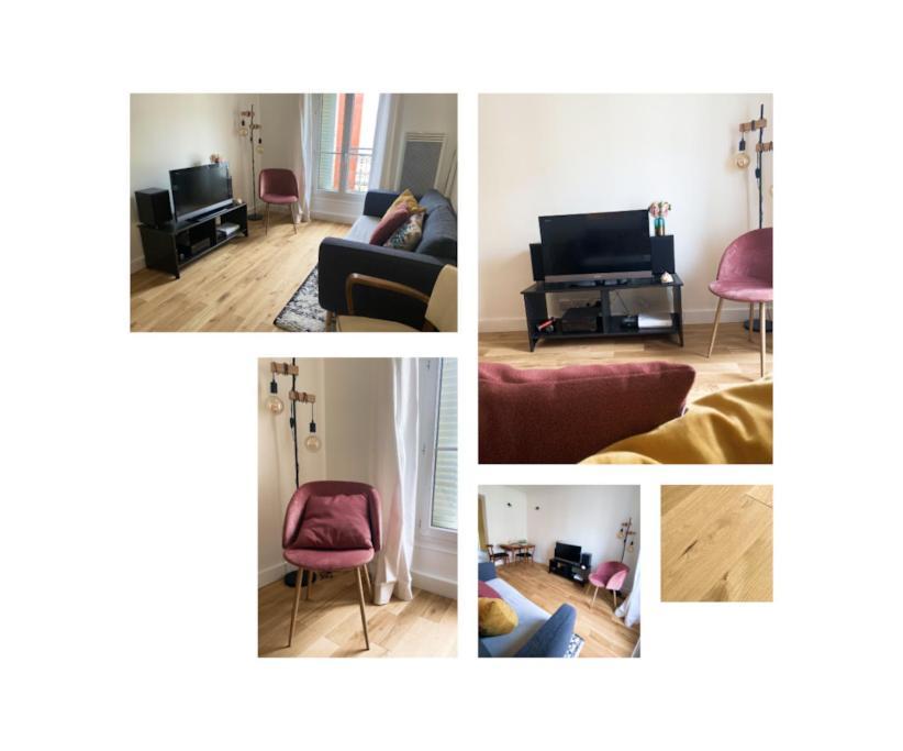 Logement Entier - Appartement Cosy De 2 Pieces París Exterior foto